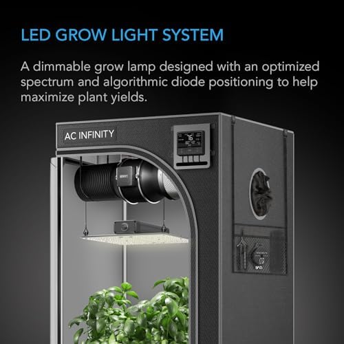 AC Infinity IONBOARD S22 LED Grow Light Board with Samsung LM301H Diodes for 60x60cm Grow Tents Deeper Penetration Full Spectrum Lighting for Veg Bloom Indoor Plants in 24" x 24" Grow Tents Greenhouse