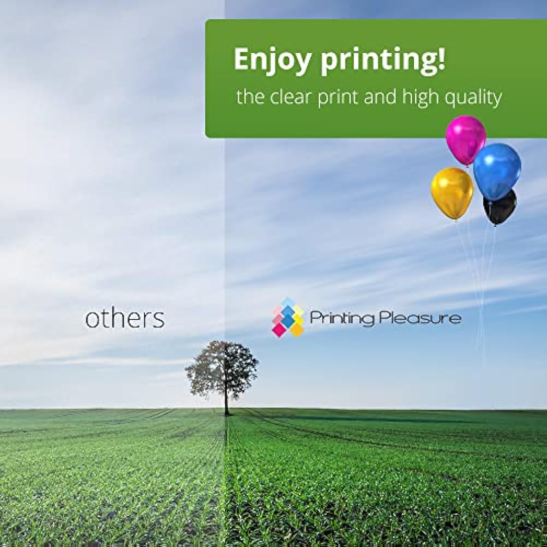Printing Pleasure Remanufactured Ink Cartridges,PG-540XL CL-541XL Ink Cartridge for Black/Colour, for Pixma TS5150 TS5151 MG3550 MG3600 MG3650 MG4250