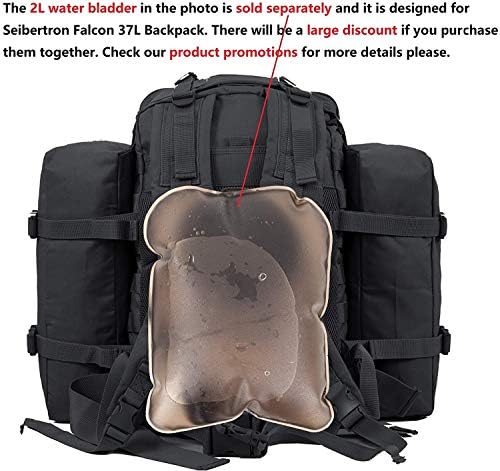 Seibertron Falcon Tactical Water Repellent Hiking Camping Backpack Compact Assault Pack Summit Bag