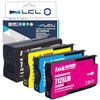 LCL 712XL Ink Replacement for HP 712 712XL 80ML + 3 * 29ML High Yield 3ED67A 3ED68A 3ED69A for HP DesignJet Studio Printer DesignJet T650 T630 T230 T210 T250 (4Pack KCMY)