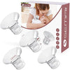 semai Flange Inserts 13mm Breast Pump Parts Compatible with Medela/Momcozy S12 Pro/S9 Pro/S12/S9/Spectra/Elvie 24mm Breast Pump Shields/Flanges, Reduce 24mm Nipple Tunnel Down to Correct Size, 4PCS
