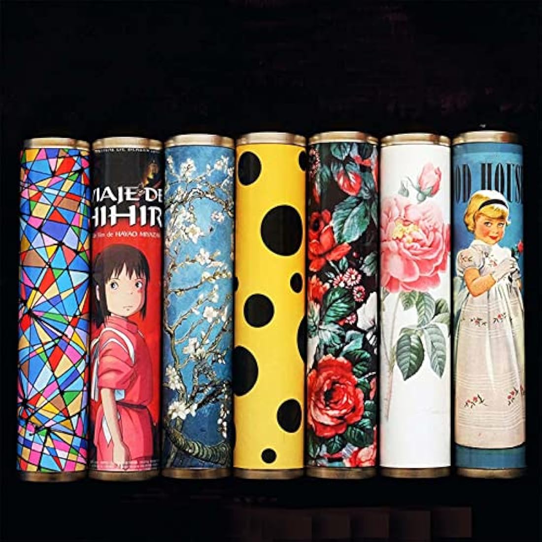 ZEALMAX Classic Handmade Real Scene Kaleidoscope Toy Magic Kaleidoscope Birthday Gift for Children and Adults, Pastoral Style
