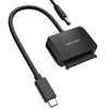 WAVLINK SATA to USB C Adapter Cable, USB C 3.0 to SATA III 5 Gbps Converter/Connector for 3.5" HDD & 2.5" HDD/SSD with 12V2A Power Adapter, Max 18TB,