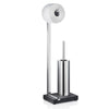 Blomus Toilet Butler, Polished, Stainless_Steel, Silver, Anthracite, H 64,5 cm, B 15 cm, T 20 cm, 68820