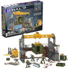 MEGA Halo Infinite Building Toys Set, Floodgate Firefight with 634 Pieces, 4 Micro Action Figures, Poseable Articulation, Accessories, Kids or Adult, HNC59