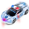 Tuko Police Car Toy with Light and Sound, 1:36 Scale Electric Car Toy for 3+ Years Old Boys and Girls Gift