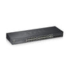 Zyxel 24-Port Gigabit Ethernet Smart Managed Switch - Fanless Design with 4 Gigabit Combo Ports and Hybrid Cloud mode, UK Plug [GS1920-24v2]