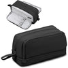 Tesmien Pencil Case, Large Pencil Case with 4 Compartments Stationery Organizer for Boys and Girls, Aesthetic Pencil Bag Suitable for Kids Teenagers Students Women Men, Black