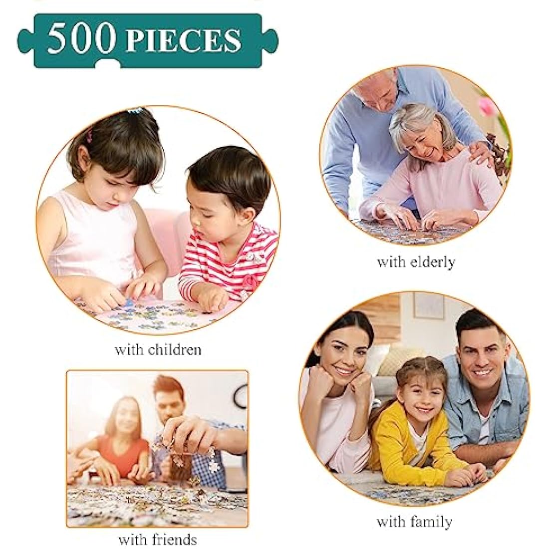 Lake Como 500 Piece Jigsaw Puzzles for Adults Varenna Village of Lovers Jigsaw Puzzles for Adults 500 Pieces Puzzle Gifts