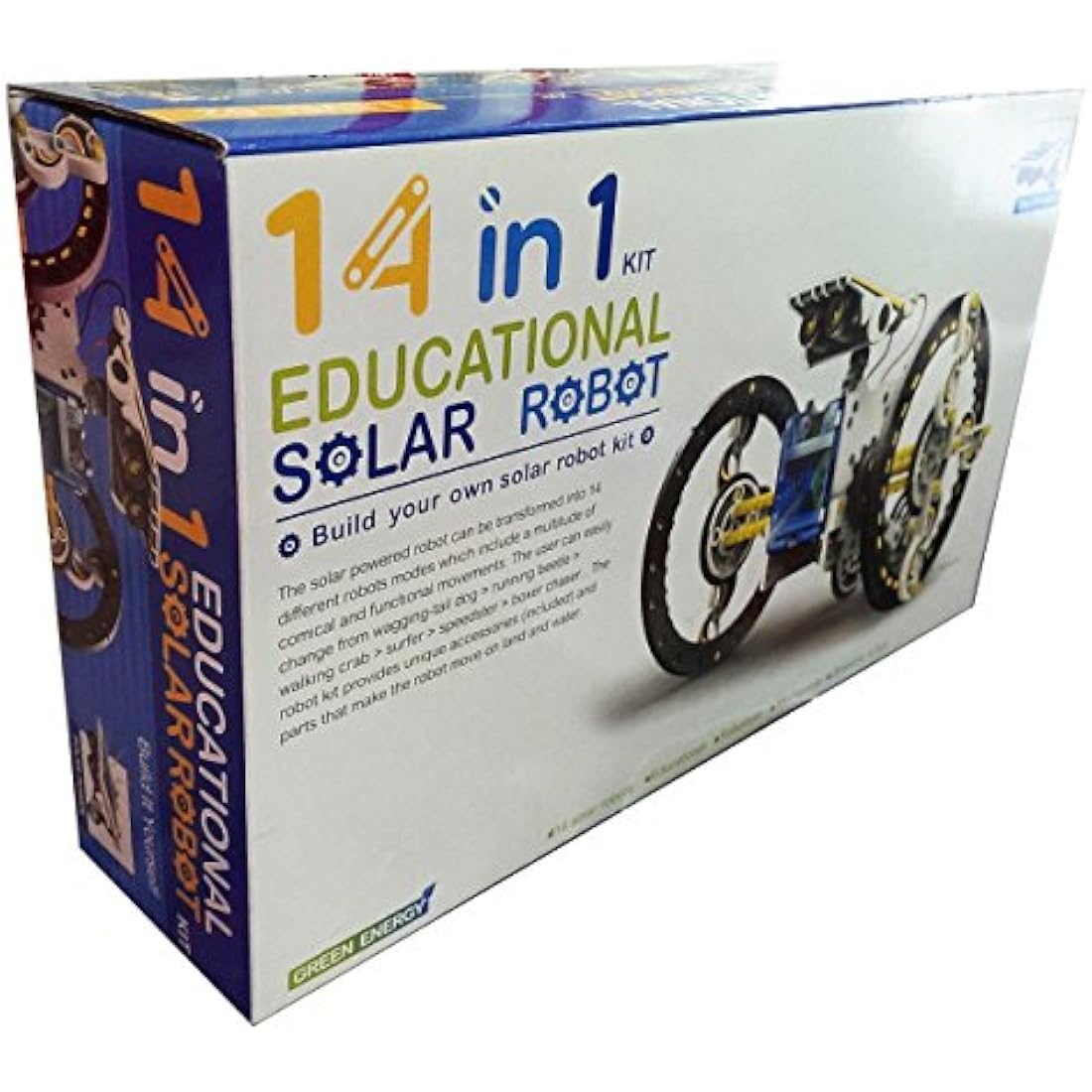 CONSTRUCT & CREATE 14 in 1 Solar Robot Kit