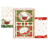 hunkydory a family christmas luxury card collection topper set poinsettia post