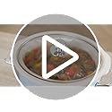 Swan SF17021GRN Retro Slow Cooker with 3 Temperature Settings, Keep Warm Function, 3.5L, 200W, Retro Grey