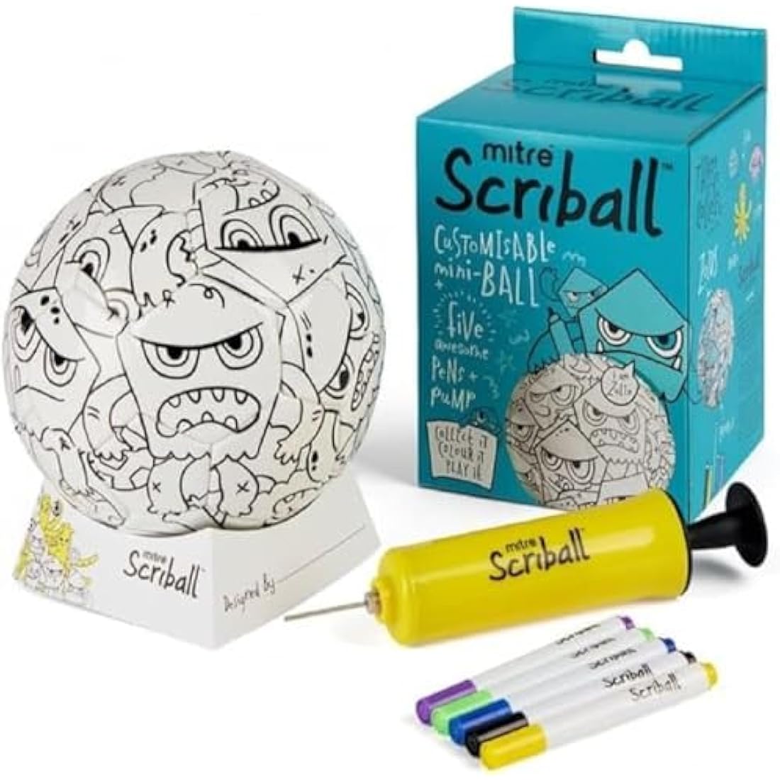 Mitre Scriball Ooodles | Customizable Mini Football | For All Occasions