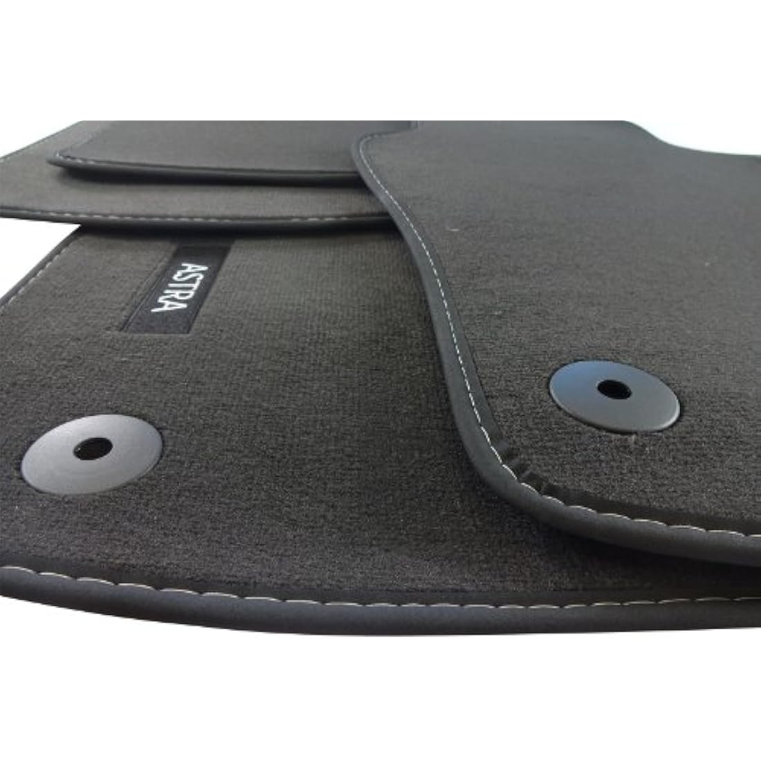 Genuine Vauxhall Astra H Carpet Footwell Mats Tailored Fitted Black Set of 4 Official Vauxhall Astra H 2004-2010 All Models Velour Mats