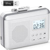 Gracioso Portable Cassette Player Recorder Converter,Cassette to MP3 via SD Card,Walkman Cassette Tape Player with 1000mah Rechargeable Battery,Built-in Microphone&Speaker,Headphone Jack,16GB SD Card