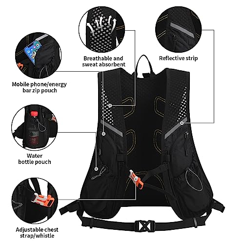BBAIYULE Hydration pack with hydration bladder BPA Free|Large Big Cycling backpack|bike backpack for running skiing hiking cycling|backpack with
