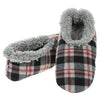 Snoozies Fleece Slippers Mens Plaid
