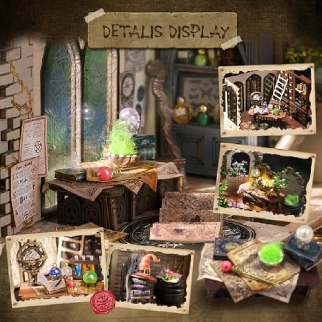 CUTEBEE DIY Miniature House Kit with Furniture, DIY DollHouse Kit Plus Dust Cover 1:24 Scale Creative Room for Christmas,Valentine's Day Gift Idea (LV003)