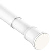 Extendable Curtain Pole Telescopic Spring Tension Rod Heavy Duty Room Divider No Drilling Curtain Rod Adjustable Pole for Wardrobe