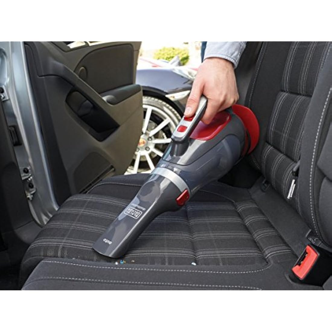 BLACK+DECKER dustbuster 12V Corded Handheld Pivot Car Vacuum Cleaner, ADV1200-XJ