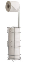 simplywire ? Freestanding Toilet Roll Holder with Storage - Chrome