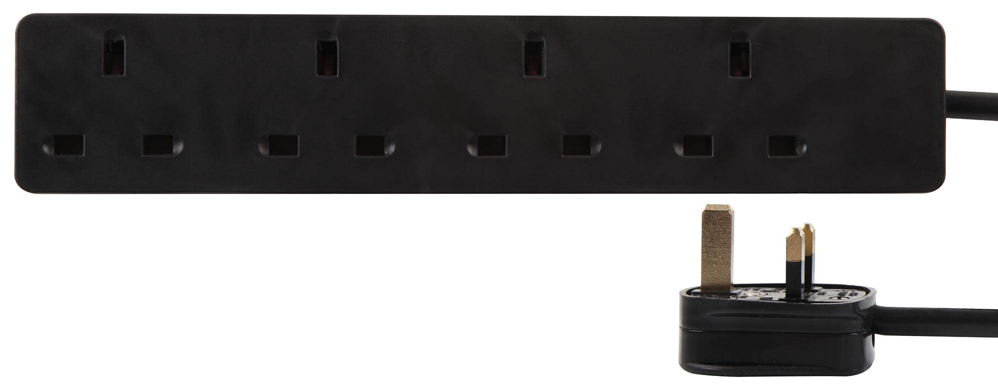 PRO ELEC PELB1413 4-Gang Extension Lead, 20m, Black