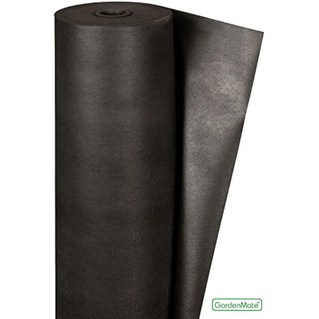 GardenMate 1m x 50m Roll non-woven weed control fabric - UV stabilised black 150gsm landscape ground cover membrane
