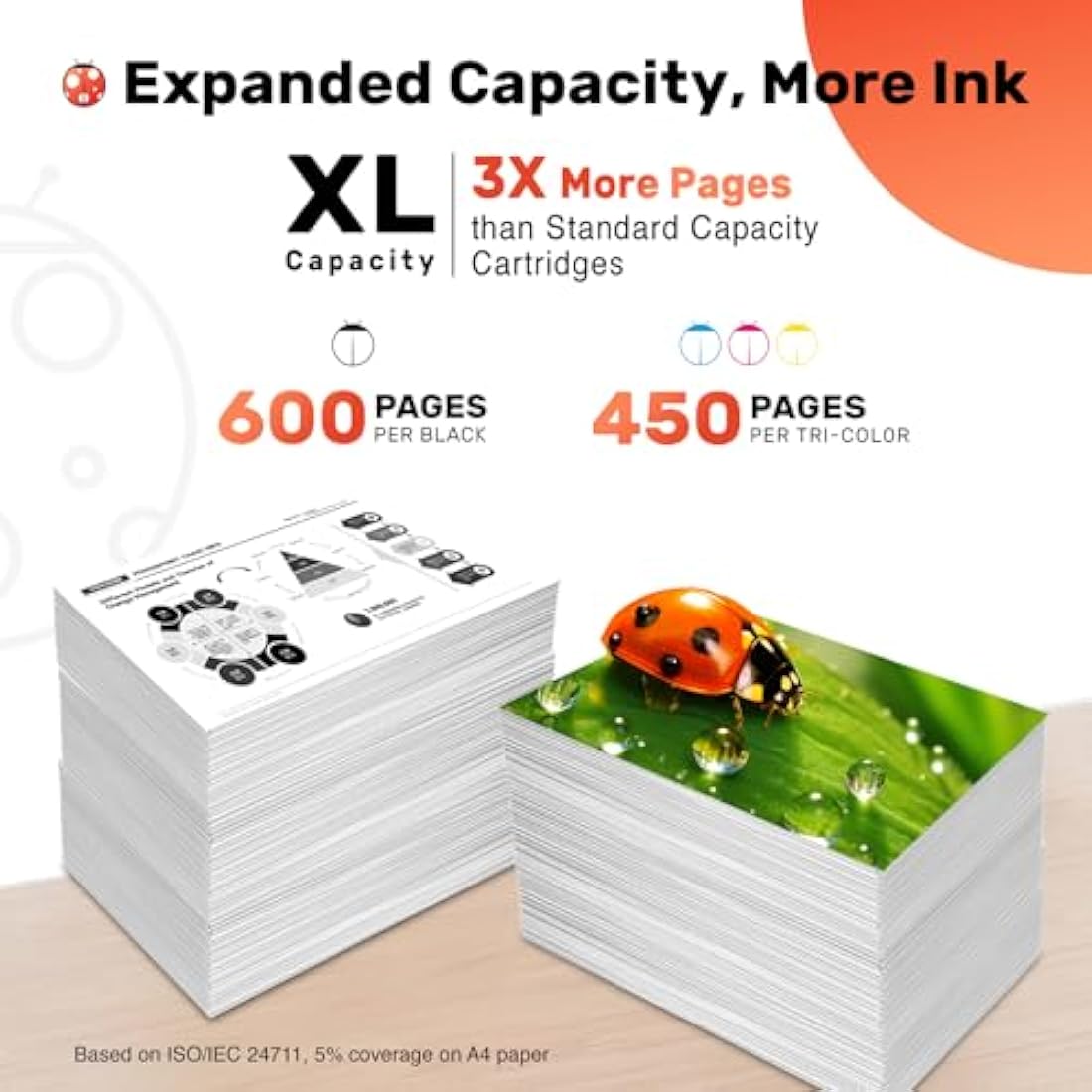 COCCINK PG-540 XL CL-541 XL Replacement for Canon Pixma MG3650s Ink Cartridges, 540XL 541XL for MG3650 MG3600 MG4250 MX475 MX535 TS5150 TS5151 MG3250 MG3550 Black and Colour Printer Ink 540 and 541