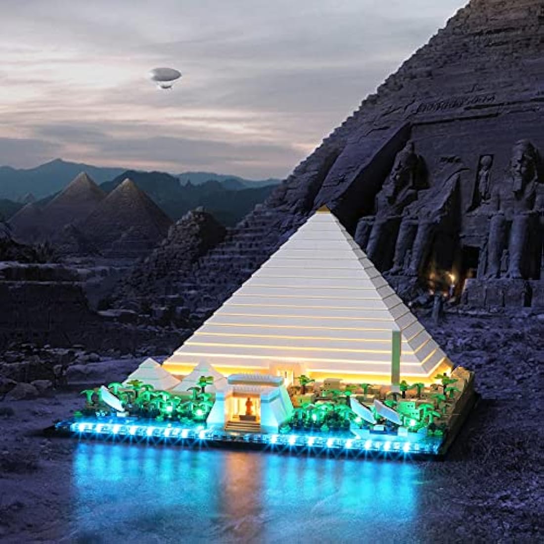LIGHTAILING Light for Lego-21058 Great Pyramid of Giza - Led Lighting Kit Compatible with Lego Building Blocks Model - NOT Included The Model Set