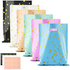 BOENFU 60 Pcs Party Gift Bags With Thank You Stickers - 6 Colors Starry Goodie Favor Treat Bags With Handle for Christmas, Halloween, Birthday, Wedding
