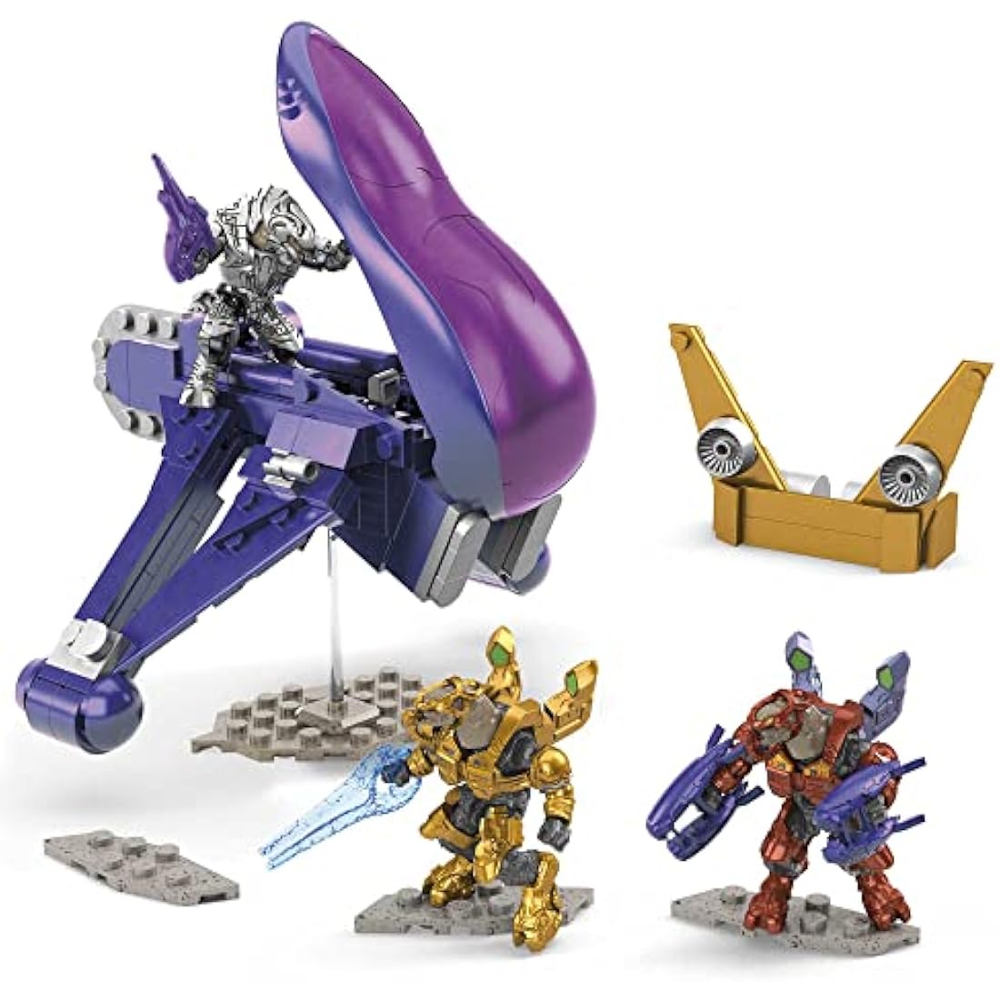 MEGA Halo Arbiter's Quest Banshee Vehicle Halo Infinite Construction Set, Building Toys for Boys