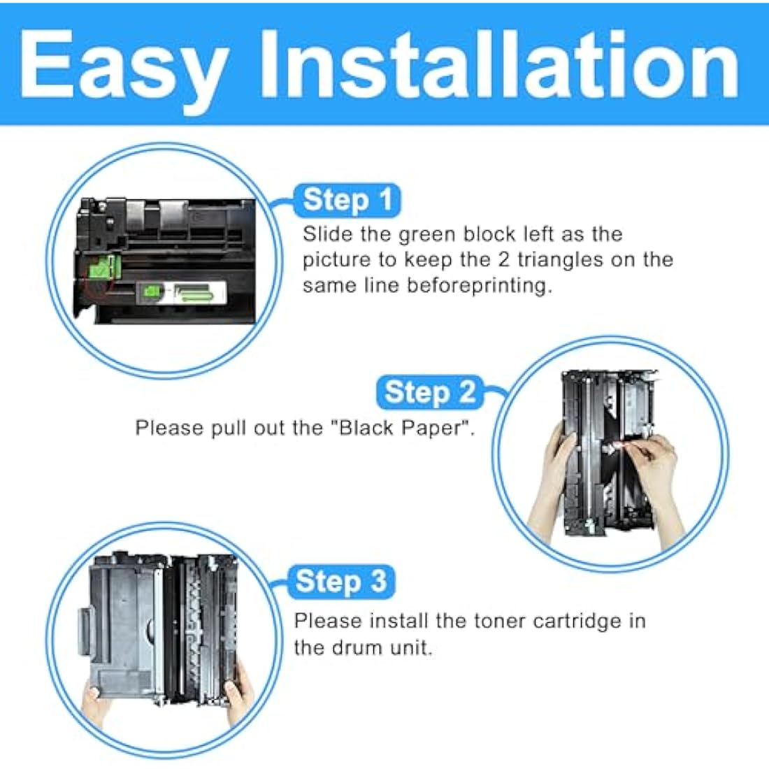 LCL Compatible Toner Cartridge TN3480 TN3430 TN-3480 TN-3430 8000 pages DR3400 DR-3400 Drum (2Pack 1 Black+1Drum) Replacement for Brother HL-L5000D HL-L5100DN HL-L5200DW HL-L5200DWT HL-L6200DW
