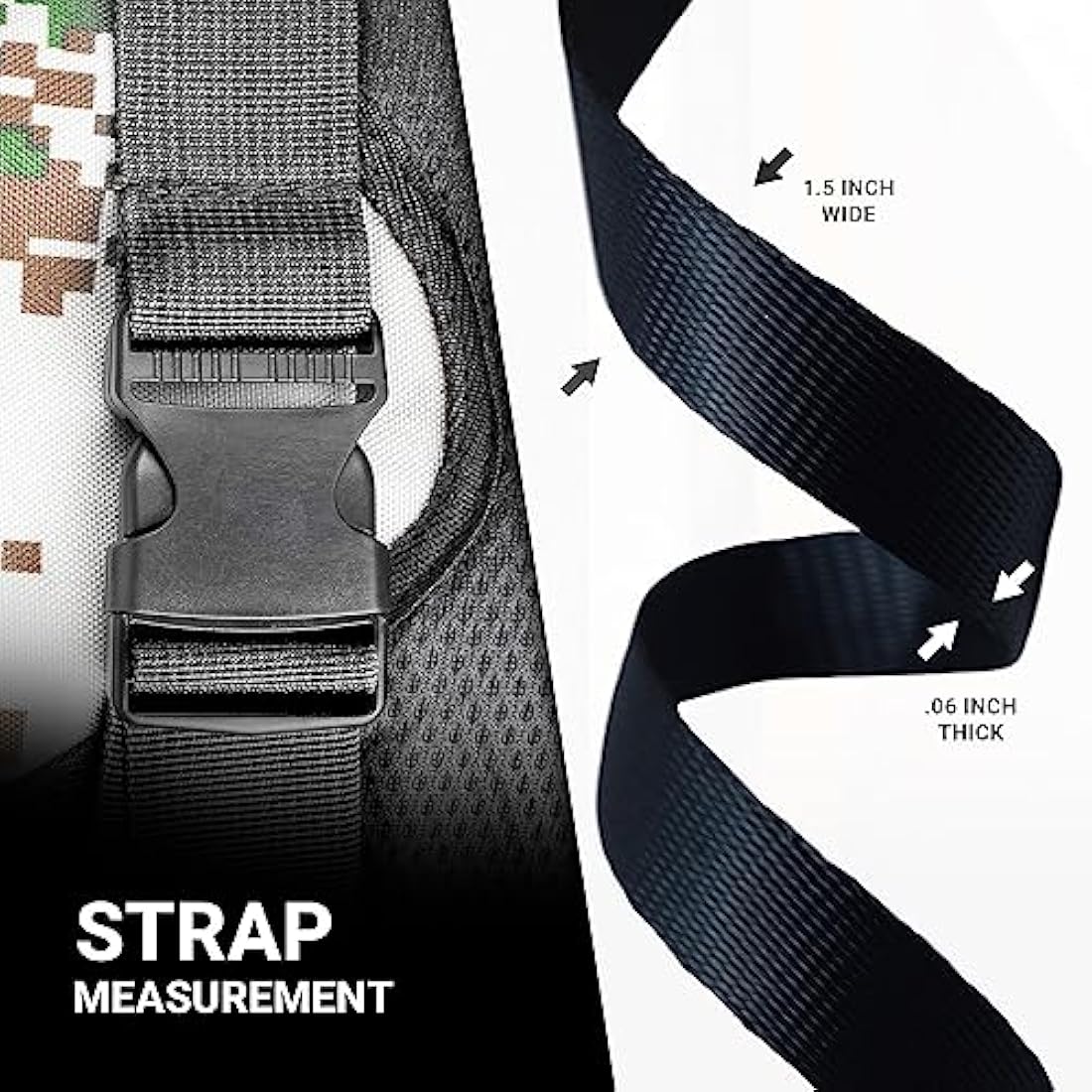 Strapworks Lightweight Polypropylene Webbing - Poly Strapping for Outdoor DIY Gear Repair, Pet Collars, Crafts – 1.5 Inch by 10, 25, or 50 Yards, Over 20 Colors