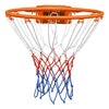 FUNJRPE Basketball Double Spring Solid Rim, Basketball Net, Indoor Outdoor Hanging Basketball Goal with All Weather Net Wall Mounted Basketball Hoop
