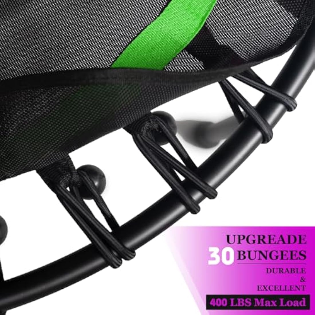 DARCHEN 200 KG Rebounder Trampoline for Adults, Indoor Small Rebounder Exercise Mini Trampoline for Workout Fitness for Quiet and Safely Trampoline Indoor [100 CM]