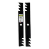 Maxpower 561713XB 2 Commercial Mulching Blade Set for Many 42 in. Cut Craftsman, Husqvarna, Poulan Mowers Replaces OEM #'s 138498, 138971, 532138971,
