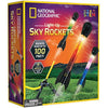National Geographic Air Rocket Toy – LED Rocket Launcher for Kids, Jump & Launch Air Powered Foam Rockets up to 30.5 Meters, Kids Outdoor Activities