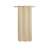 River Dream Stall Size No Hook Beige Shower Curtain Soft Microfiber - 36" Wide Small Fabric Shower Curtain Set for Narrow Stall, Waterproof &