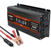 Cantonape 1000W Power Inverter DC 12V to 230V 240V AC Car Converter 12V Inverter with 12v Cigarette Lighter, 2 USB, universal Sockets Car Adapter and LCD Display, (peak 2000W<10ms)