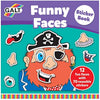 Galt Toys, Funny Faces Sticker Book,Kids Sticker Book, Ages 3 Years Plus