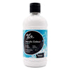 MONT MARTE Signature Titanium White Acrylic Paint, 16.9oz (500ml), Semi-Matte Finish, Suitable for Canvas, Wood, Fabric, Leather, Cardboard, Paper,