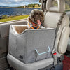 Petsfit Small Dog Booster Car Seat with Safety Belt, Pet Travel Car Seat, Washable Double-Sided Cushion and Storage Pocket for Small Pet Up to 10 KG