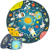 Boppi puzzles for 5+ year olds / 150 Piece Round Circle Space Jigsaw Puzzles for Kids Aged 5-8 Made with 100% Recycled Card – Space