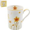 The Leonardo Collection LP94894 Ceramic Mug  Daffodils design  White and Yellow