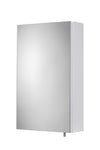 Croydex Dawley White Bathroom Mirror Cabinet, Wall Mounted Bathroom Cabinet with Mirror, Pre-Assembled & All Fixings Included, with Easy Hang 'n' Lock