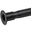 Harrms Shower Curtain Rods Matte Black, Extendable Shower Curtain Pole Heavy Duty 43-104cm, Telescopic Curtain Pole Bathroom Wall Drilling Mount