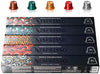 Nespresso World Explorations Pack: Envivo, Fortissio, Linizio, Shanghai, Buenos Aires Lungo - 50 Capsules