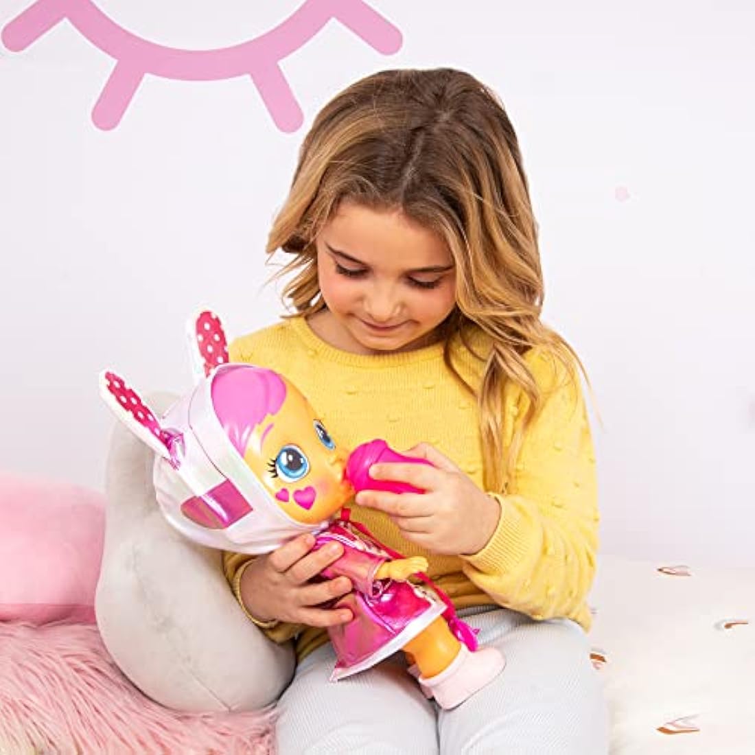 Cry Babies Stars Coney Interactive Doll that Cries Real Tears with Extendable Outfit Gift Toy for Children from 18 Months