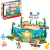 MEGA Pokémon Building Toys Set Training Stadium with 1101 Pieces, 5 Poseable Characters and Battle Play, for Kids, HWR82