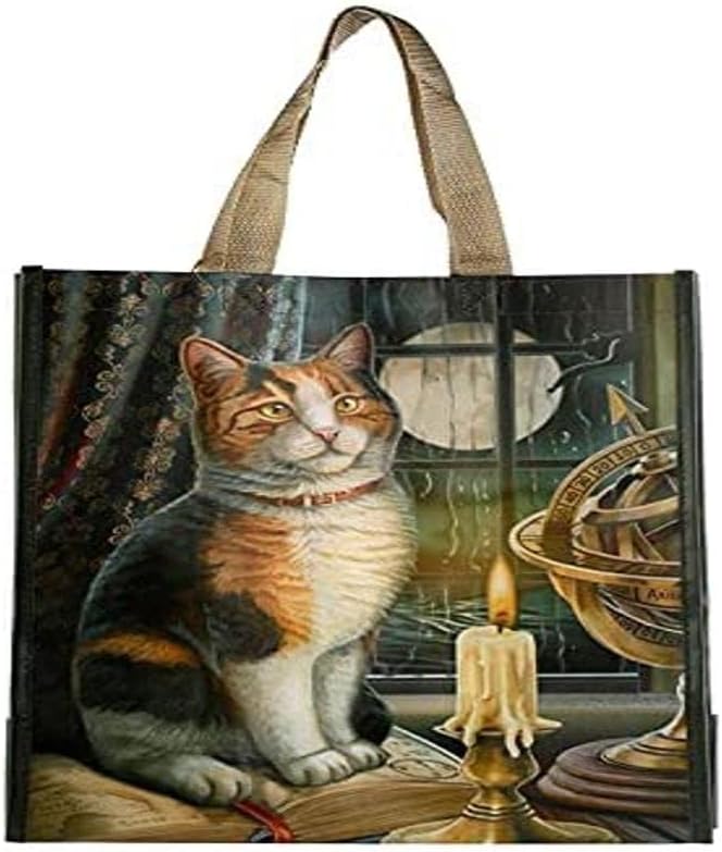 Puckator Lisa Parker Adventure Awaits Cat Shopping Bag